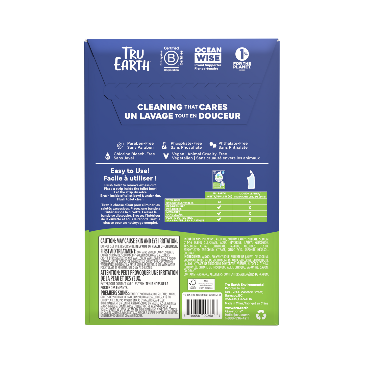 Tru Earth Toilet Bowl Cleaner