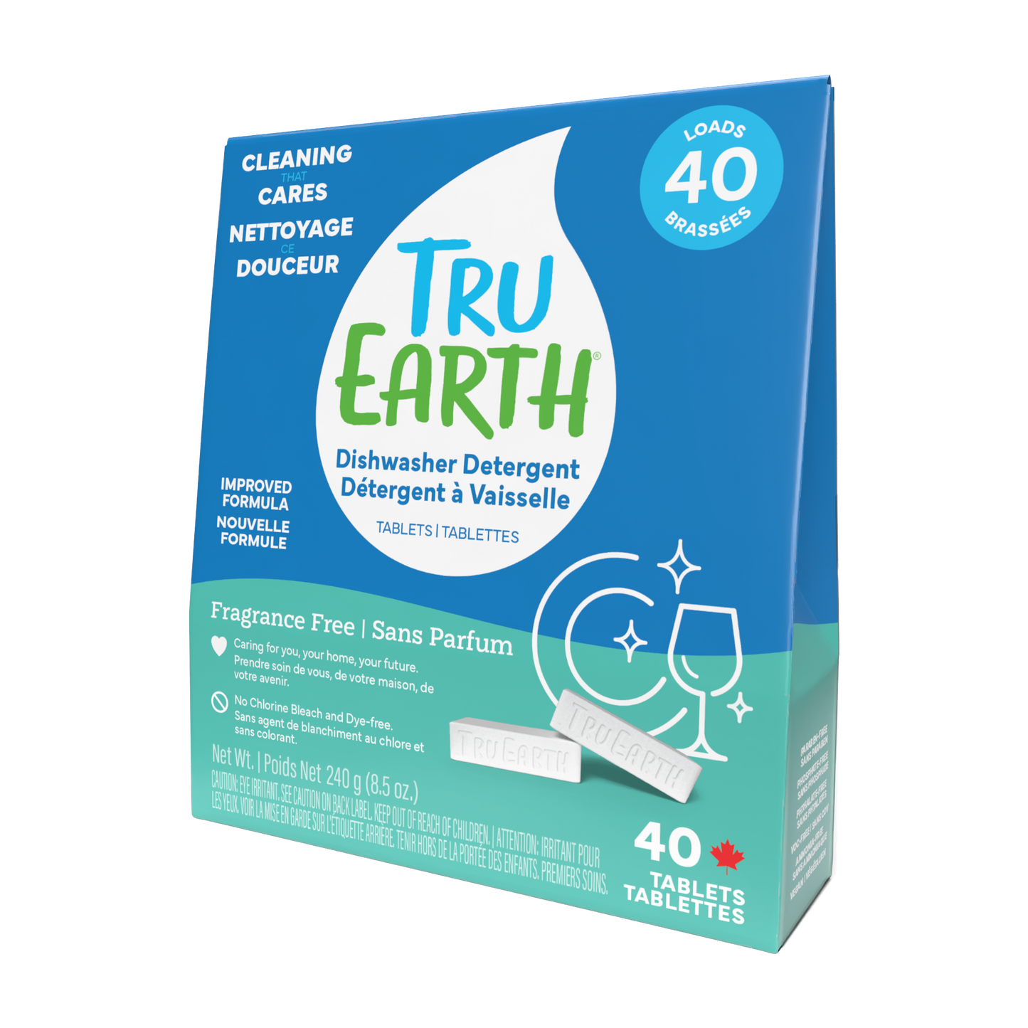Dishwasher Detergent v2 Fragrance-Free - Front