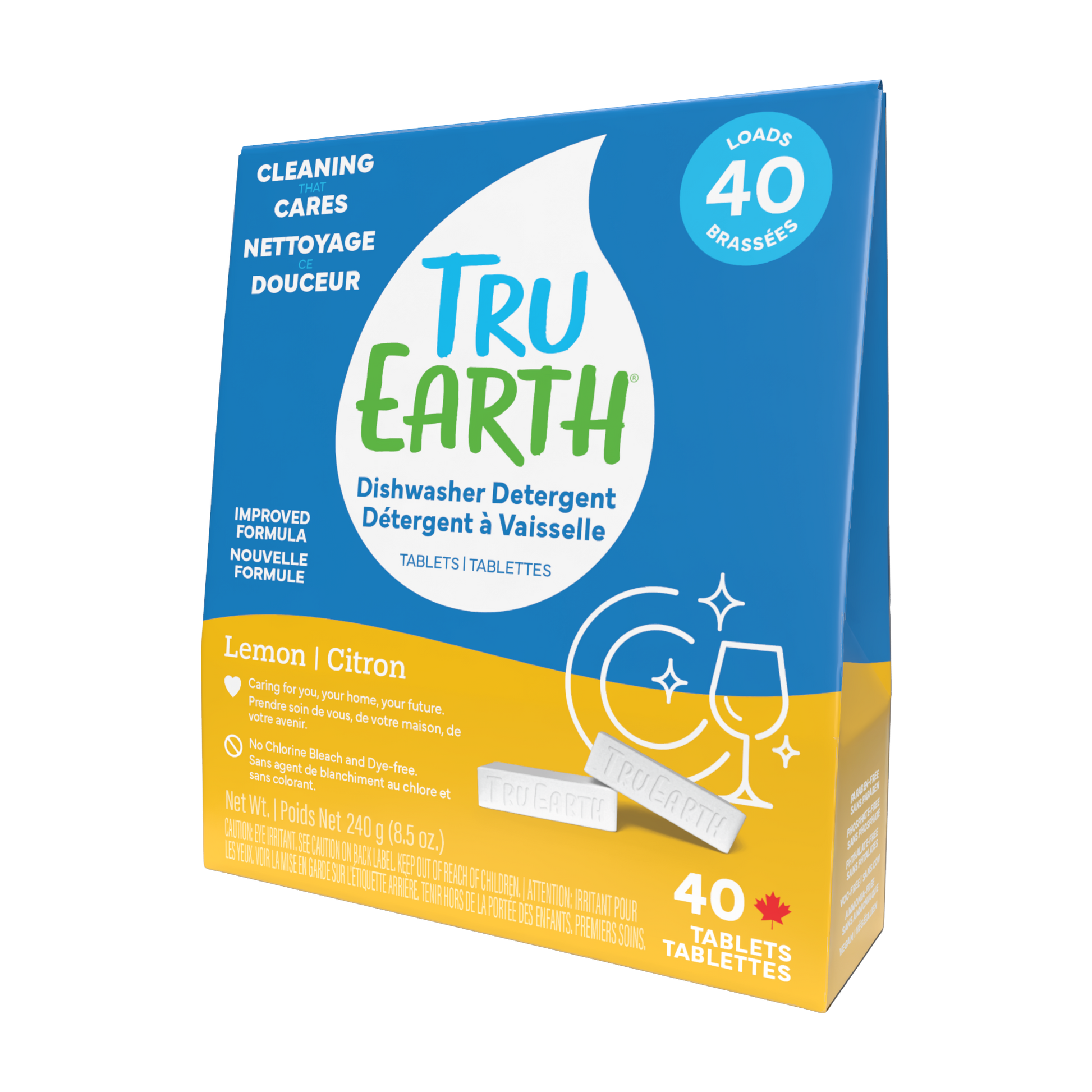 Dishwasher Detergent v2 Lemon - Front